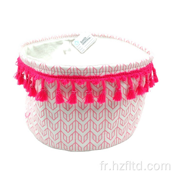 Personnaliser la taille du panier de rangement pour jouets en tissu pour la maison